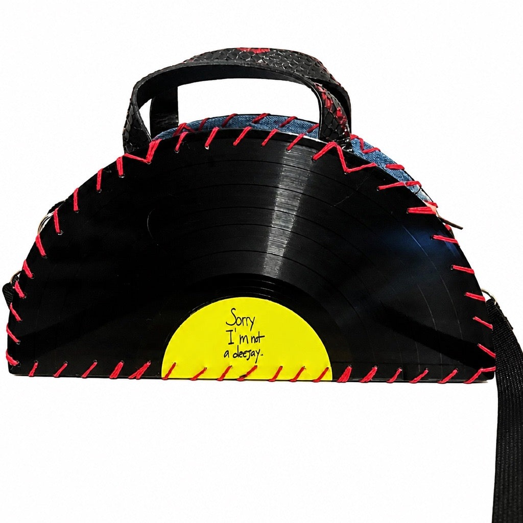 Vinyl handbag sorry I’m not a deejay 