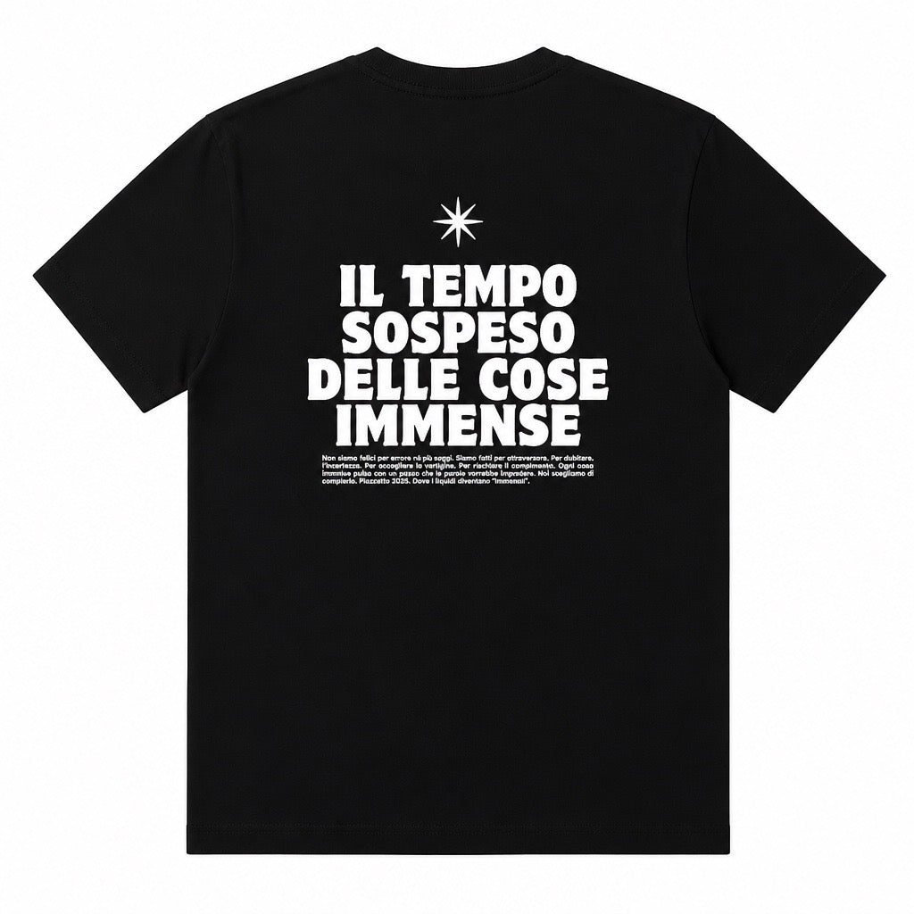 Piazzetta Discoteque × Sorry I'm Not A Deejay — Il Tempo Sospeso T-Shirt
