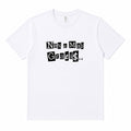 A white short-sleeve crewneck t-shirt featuring the black text 'Non a Mai Grazi$.