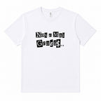 A white short-sleeve crewneck t-shirt featuring the black text 'Non a Mai Grazi$.