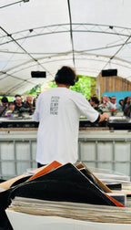 Francesco Farfa playing at the Lumen festival