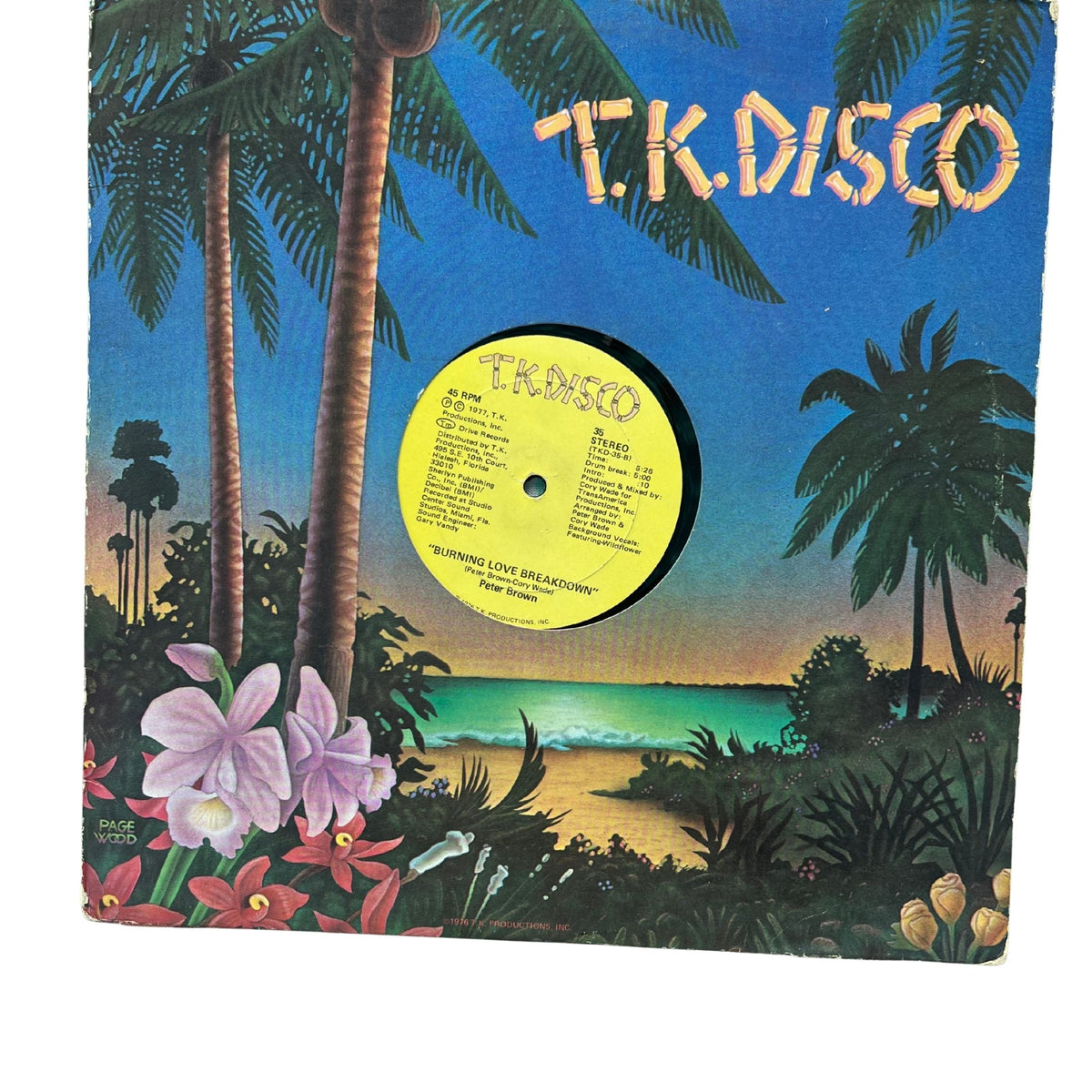 PETER BROWN – DO YA WANNA GET FUNKY WITH ME / BURNING LOVE BREAKDOWN