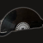 Half moon black bag