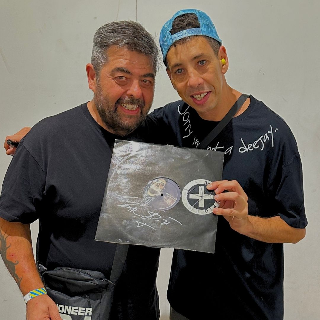 Mario Più signed "I'm Here" Vinyl Record - sorry im not a deejay