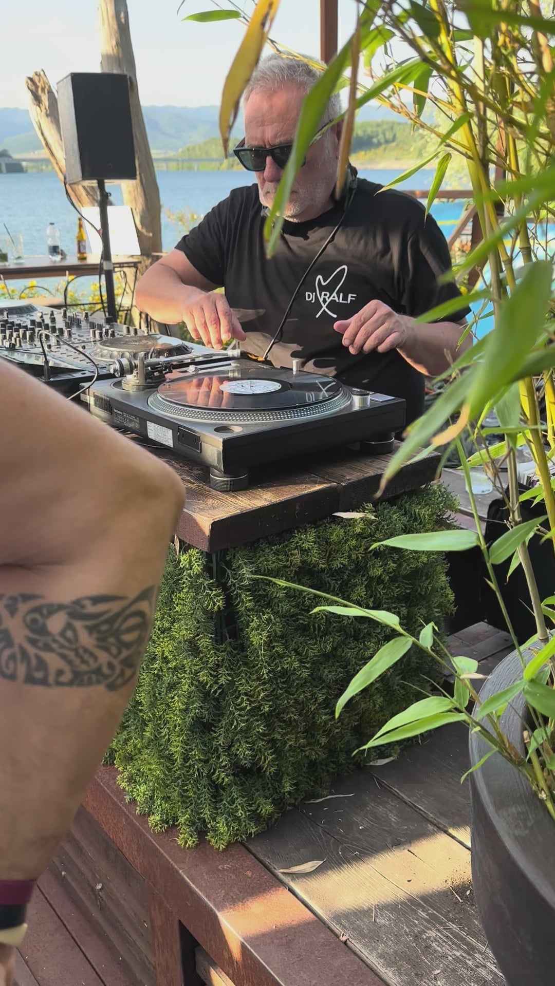 dj ralf djing with dj ralf t shirt